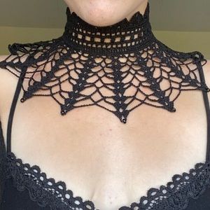 Gothic Crochet Choker
